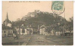 Delcampe - 15    DE SAINT FLOUR  COTE EST PLACE DU FAUBOURG 1905 - Saint Flour