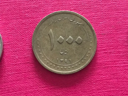 Münze Münzen Umlaufmünze Iran 1000 Rial 2012 - Irán