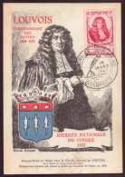 France, FDC, Carte Du 15 Mars 1947 à Bourges " Journée Du Timbre " ( Côte 30€ ) - ....-1949