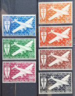 Madagascar 1943  PA55/61 **TB Cote 12€ - Luftpost