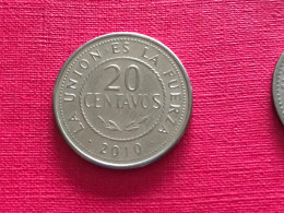 Münze Münzen Umlaufmünze Bolivien 20 Centavos 2010 - Bolivie