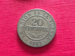 Münze Münzen Umlaufmünze Bolivien 20 Centavos 1987 - Bolivie