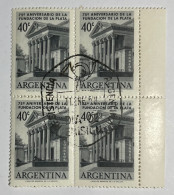 Argentina 1958 Fundación De La Plata, Primer Día De Emisión, En Cuadro, GJ 1091, Sc 670, MNH. - Neufs