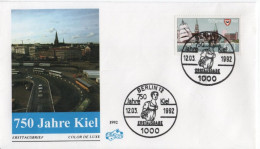 Germany Deutschland 1992 FDC 750 Jahre Kiel, Canceled In Berlin - 1991-2000