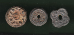 SE Asia Angkor 3-coin Lead Set Ca 800-1200 AD Rare Coins - Other - Asia