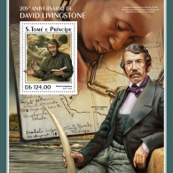  SÃO TOMÉ AND PRÍNCIPE 2018 MNH  David Livingstone  Michel Code:  7747 / Bl.1397. Yvert&Tellier Code: 1147 - Sao Tome Et Principe