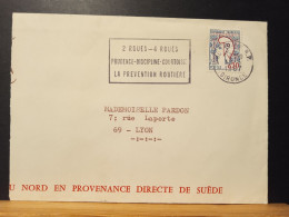 Marianne De Cocteau 1282 Sur Lettre, Bordeaux RP Le 11/05/1967 - 1961 Marianne (Cocteau)