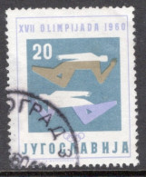 Yugoslavia 1960 Single Stamp Olympic Games - Rome, Italy In Fine Used - Usados