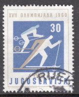 Yugoslavia 1960 Single Stamp Olympic Games - Rome, Italy In Fine Used - Usados