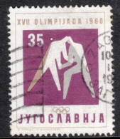 Yugoslavia 1960 Single Stamp Olympic Games - Rome, Italy In Fine Used - Used Stamps