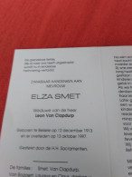 Doodsprentje Elza Smet / Belsele 12/12/1913 - 13/10/1997 ( Leon Van Clapdurp ) - Religion & Esotérisme