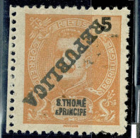 S. Tomé, 1913, # 147, Sob. Invertida, MH - St. Thomas & Prince