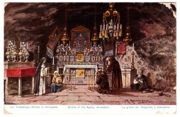 Grotto Of The Agony Jerusalem - Lieux Saints