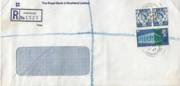 GOOD GB / SCOTLAND " REGISTERED " Postal Cover To FINLAND 1969 - Good Stamped: Queen ; Europa - Escocia