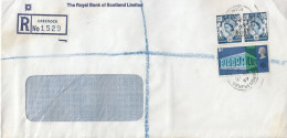 GOOD GB / SCOTLAND " REGISTERED " Postal Cover To FINLAND 1969 - Good Stamped: Queen ; Europa - Schottland