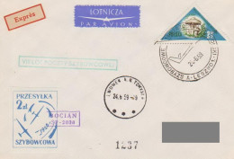 Poland Post - Glider PSZ.1959.lesz.01: Sport Leszno Polish Championships Bocian - Gliders