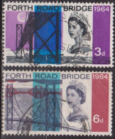 Ouvrage D'art - GRANDE BRETAGNE - Pont Routier Sur Le Forth - N° 395-396 - 1964 - Usati