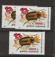 2000 MNH Romania 5496-98 Postfris** - Neufs