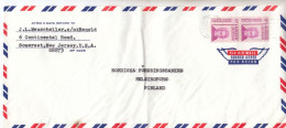 GOOD USA Postal Cover To FINLAND 1969 - Good Stamped: Jackson - Lettres & Documents