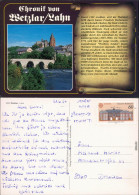 Ansichtskarte Wetzlar Alte Lahnbrücke 1990 - Wetzlar