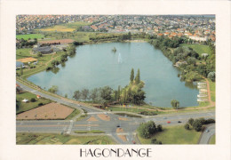 HAGONDANGE - MOSELLE -  (57) - CPSM  -  LE PLAN D'EAU DE LA BALLASTIERE. - Hagondange