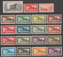 INDOCHINE - 1933/1939 - ANNEES COMPLETES De POSTE AERIENNE YVERT N° A1/16 * MH - COTE = 58 EUR - Neufs