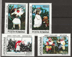 1996 MNH Romania Mi 5155-58 Postfris** - Ungebraucht