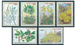 Cabo Verde - 2001 - Endemic Plants - MNH - Isola Di Capo Verde