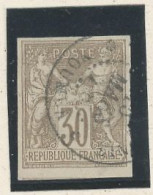 NOUVELLE CALEDONIE- COLONIES GÉNÉRALES  N°26 TYPE SAGE 30c BRUN TTB  - Obl CàD -NLLE(CALEDONIE /*(NOUMÉA) - Used Stamps