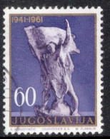 Yugoslavia 1960 Single Stamp The 20th Anniversary Of The Uprising Against Occupation In Fine Used - Gebruikt