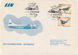 ZSueFdcA13 - SUEDE 1971 - La  Superbe  ENVELOPPE  FDC  'PREMIER  JOUR'  Du  30-10-1971 - Oiseaux : YT 675 + 676 - Briefe U. Dokumente