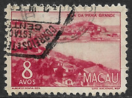 Macao Macau – 1948 Local Views 8 Avos Used Stamp - Gebraucht