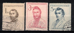 Tchécoslovaquie 1948 Mi 546-8 (Yv 474-6), Obliteré - Used Stamps