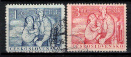 Tchécoslovaquie 1948 Mi 550-1 (Yv 482-3), Obliteré - Used Stamps