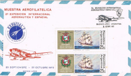 54091. Carta Aerea BUENOS AIRES (Argentina) 1972. Exposicion Aeronautoca Espacial. Aerofilatelia - Lettres & Documents