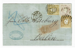 Portugal, 1871, # 35a, 39a, For Berlin - Storia Postale