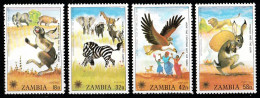 1979 Zambia Childhood Set MNH** B587 - Fairy Tales, Popular Stories & Legends