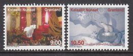 2013 Greenland Christmas Noel  Complete Set Of 2 MNH @ BELOW FACE VALUE - Nuevos
