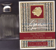 Miniature Vintage Parfum - Nina Ricci - EDT- Signoricci -pleine Avec Boite 7ml - Miniaturen Damendüfte (mit Verpackung)
