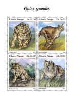 SÃO TOMÉ AND PRÍNCIPE 2018 MNH  Big Cats  Michel Code: 7858-7861. Yvert&Tellier Code: 6301-6304 - Sao Tome Et Principe