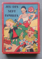 Jeu Ancien Des 7 Familles Complet (Calico/Liseron/Dugato...) De SC Cie France Vers 1930 - Toy Memorabilia