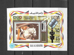 Olympische Spelen 1972, Ras Al Khaima -  Zegel Postfris - Ras Al-Khaima