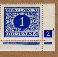 1928 - Doplatní - Definitivní Vydání - č. DL62 - Deskové číslo - Nuevos