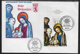 Germany Berlin. FDC Mi. BL7 (Stamp Mi. 581). Adoration Of The Magi, Frauenkirche, Munich. FDC Cancellation On FDC Env. - 1971-1980