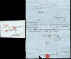 Murcia - Prefilatelia - PE 10 (marrón) - 1841 - Carta A Madrid - ...-1850 Prefilatelia