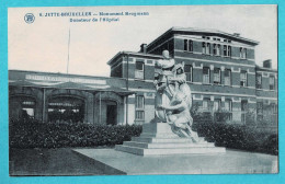 * Jette (Brussel - Bruxelles) * (cliché F. Walschaerts, Nr 6) Monument Brugmann, Donateur De L'hopital, Statue, Clinique - Jette