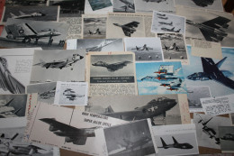 Lot De 63g D'anciennes Coupures De Presse De L'avion Américain Chance Vought F7U Cutlass - Aviation