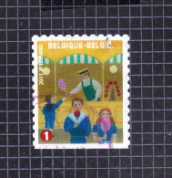 2011 Nr 4121 Gestempeld,zegel Uit Boekje B121.De Foor / La Foire. - Used Stamps
