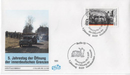 Germany Deutschland 1994 FDC Öffnung Der Innerdeutschen Grenzen, Opening Of The Inner German Borders, Car Cars Berlin - 1991-2000