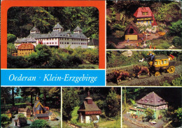 Oederan Miniaturpark Klein-Erzgebirge - Schloß Augustusburg, Feuerwehr Im  G1980 - Oederan